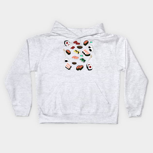 Sushi Kids Hoodie by smoochugs